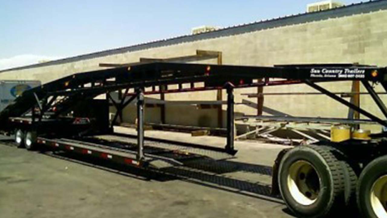48 foot, Bellyload, 4 Car Hauler SunCountry Trailers