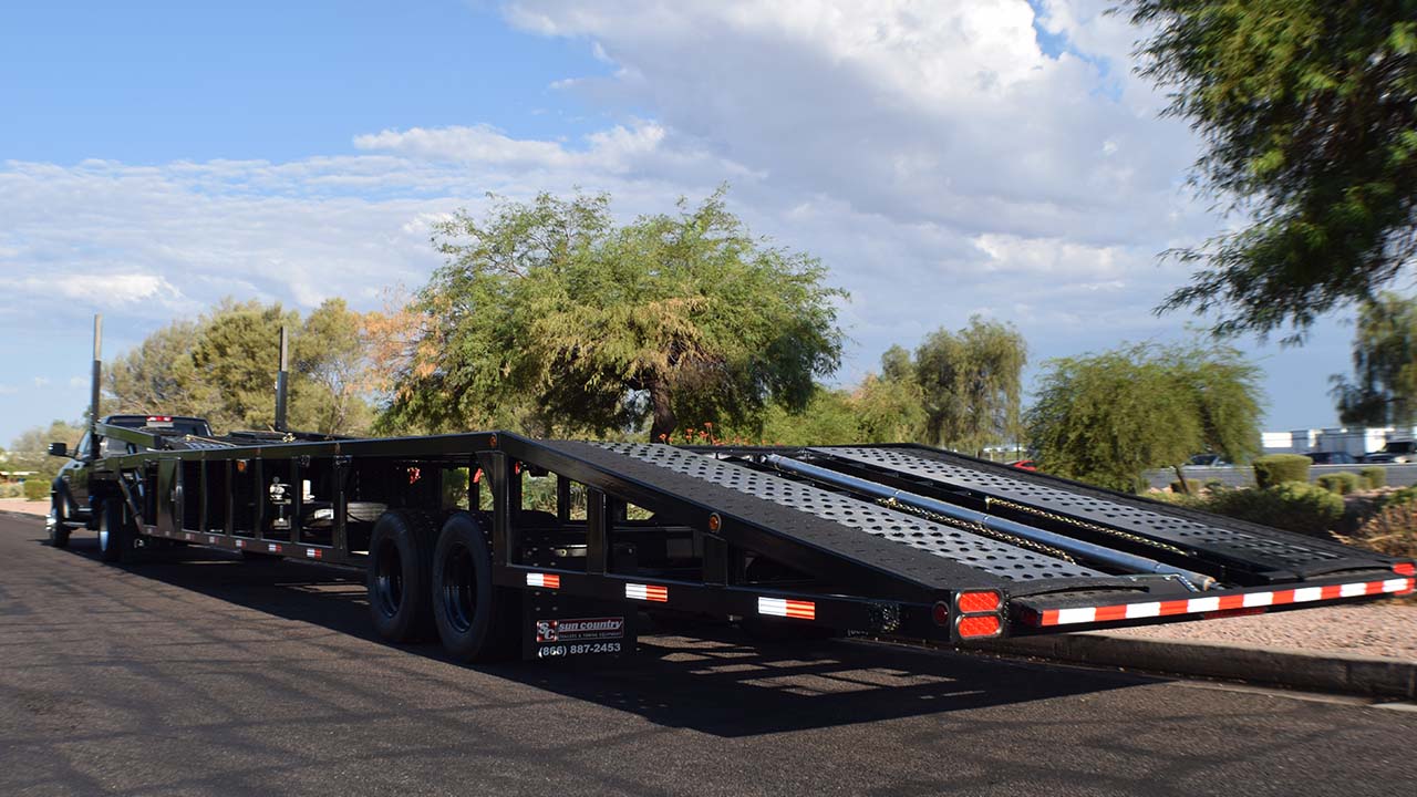 53 foot LoPro 4 Car Hauler SunCountry Trailers